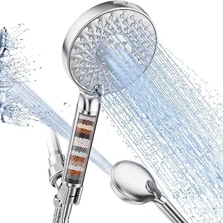SR SUN RISE handheld filtered shower head with chrome finish