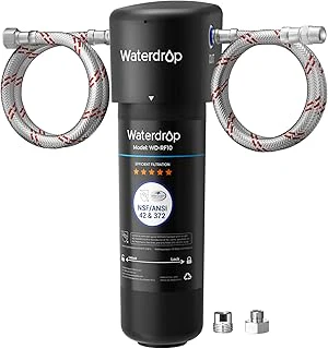 Waterdrop 10UA Under Sink Water Filter System, NSF/ANSI 42 Certified 1 Year | Reduces PFAS, PFOA/PFOS, Lead, Chlorine, Bad Taste & Odor, Under Counter Water Filter Connects Directly to Your Faucet product example